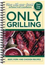 Only Grilling: Beef, Pork and Chicken Recipes | Paperback | Coil Binding